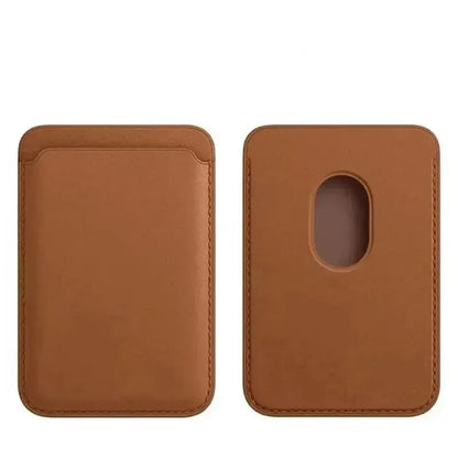 Slim Magnetic Leather Card Holder Wallet for iPhone