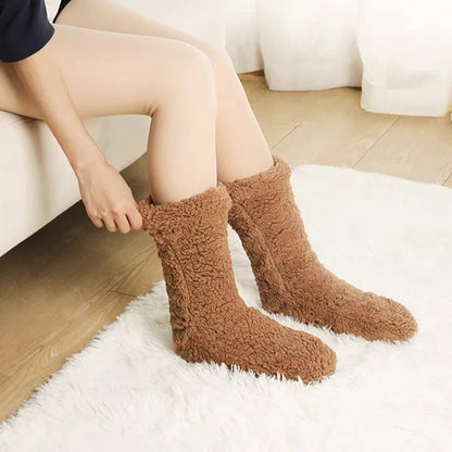 Cozy Winter Plush Indoor Socks for Warm, All-Day Comfort