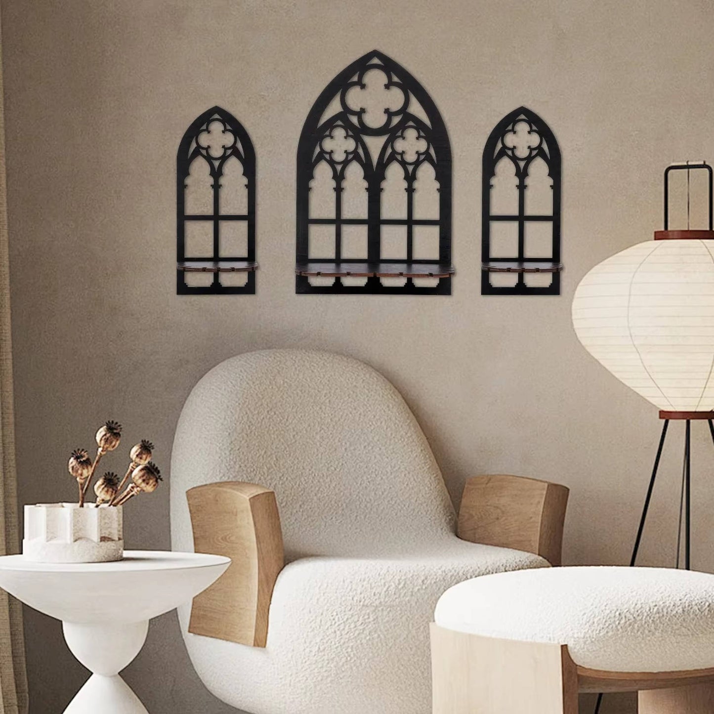 Three-Piece Gothic Wall Decor Set