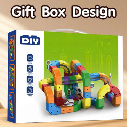 Magnetic Train Track Playset – Build, Connect, and Create Endless Railway Fun