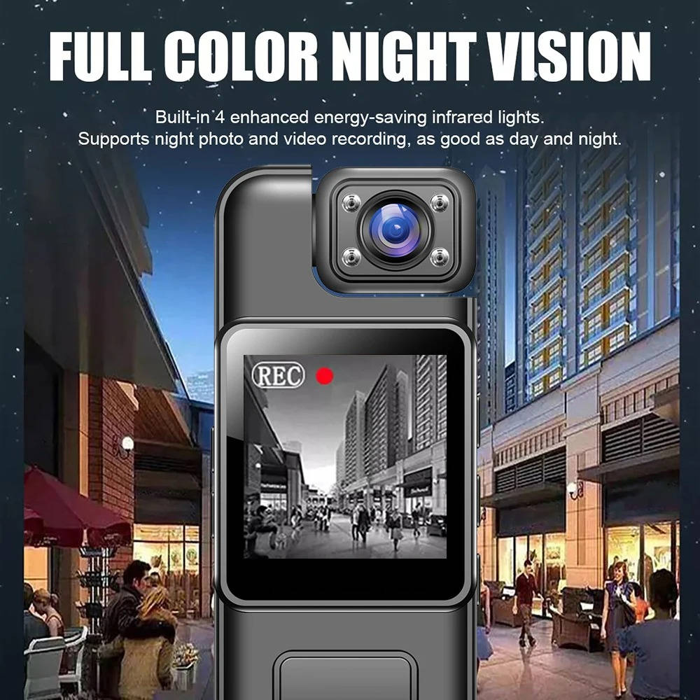 Pocket-Sized 4K Ultra HD WiFi Mini Body Camera — Ultra-Compact, High-Resolution Wearable Recorder