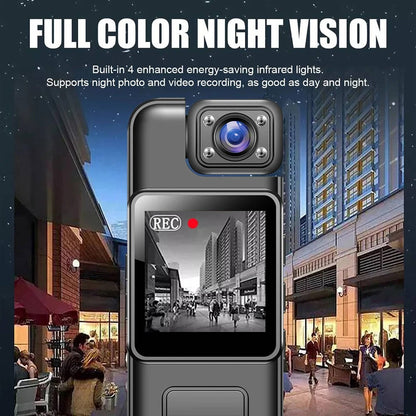 Pocket-Sized 4K Ultra HD WiFi Mini Body Camera — Ultra-Compact, High-Resolution Wearable Recorder