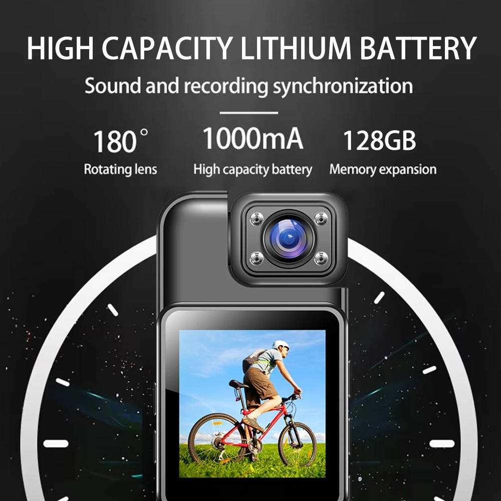 Pocket-Sized 4K Ultra HD WiFi Mini Body Camera — Ultra-Compact, High-Resolution Wearable Recorder