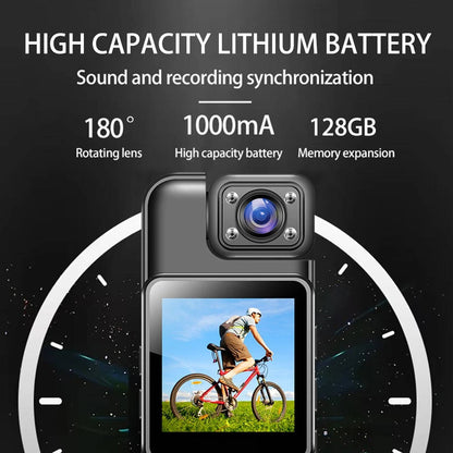 Pocket-Sized 4K Ultra HD WiFi Mini Body Camera — Ultra-Compact, High-Resolution Wearable Recorder
