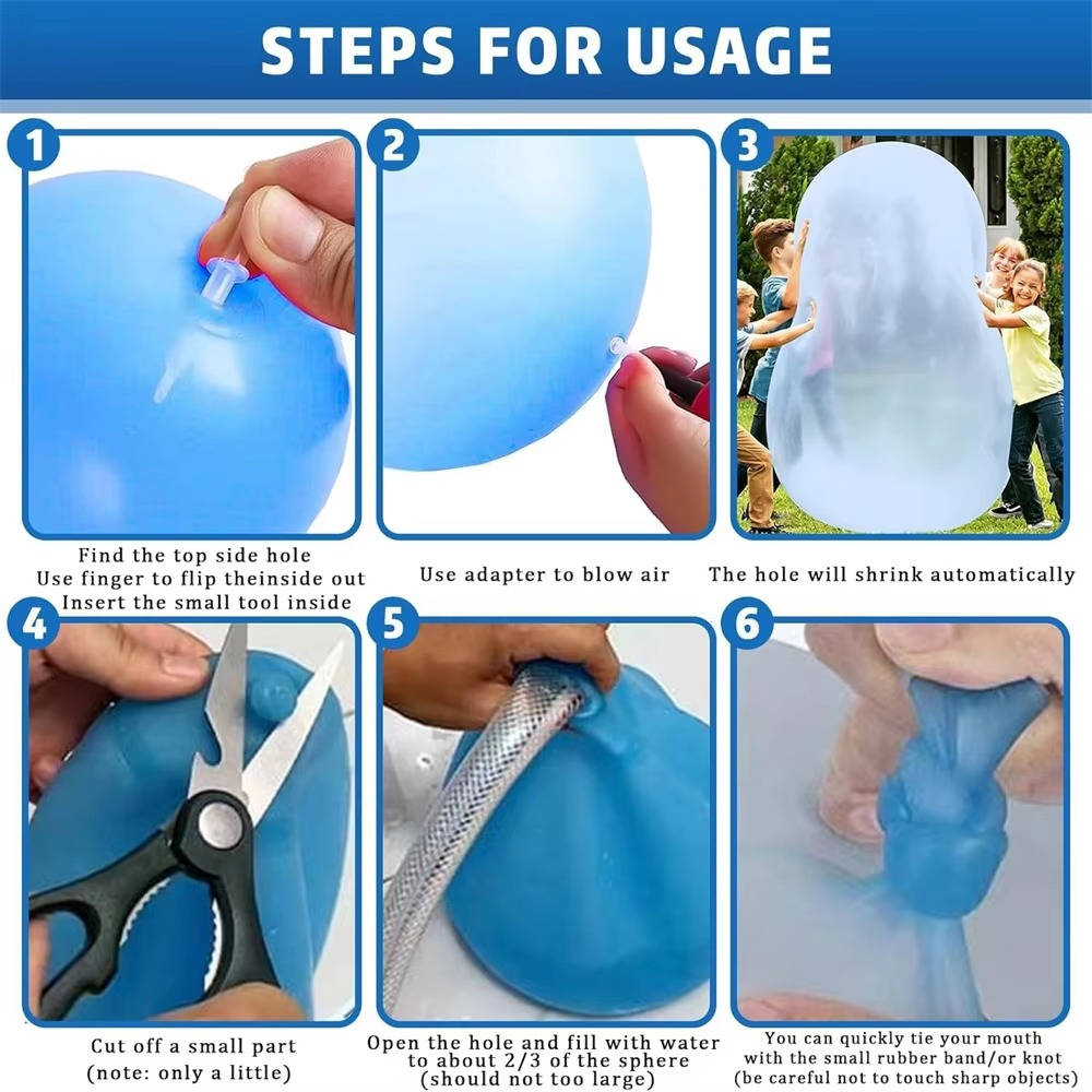 3-Piece Set of Giant Jelly Balloon Balls