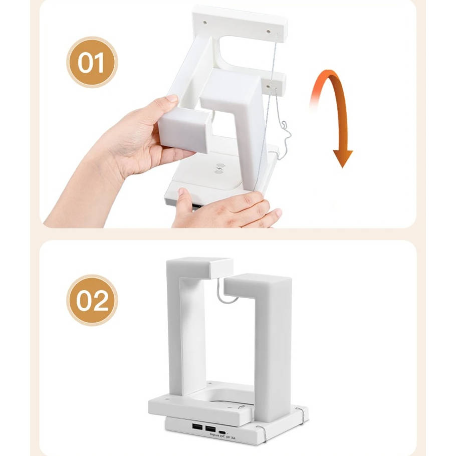 Levitation Lamp with Built-In Wireless Charger