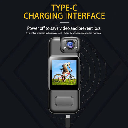 Pocket-Sized 4K Ultra HD WiFi Mini Body Camera — Ultra-Compact, High-Resolution Wearable Recorder