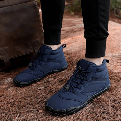 Cosy Fleece Winter Barefoot Shoes — Waterproof & Snowproof for All-Weather Comfort