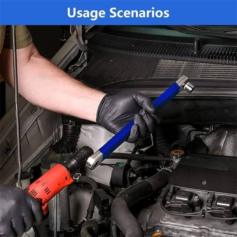 Telescoping Extension Wrench for Tight Spaces
