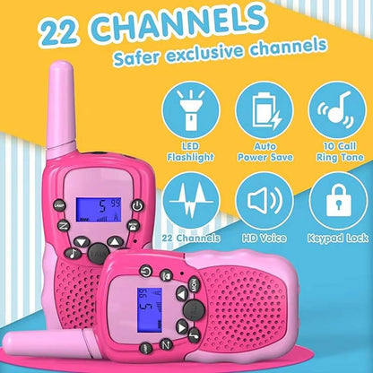 Kids Walkie Talkies Set — 3-Pack