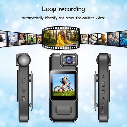 Pocket-Sized 4K Ultra HD WiFi Mini Body Camera — Ultra-Compact, High-Resolution Wearable Recorder