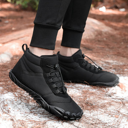 Cosy Fleece Winter Barefoot Shoes — Waterproof & Snowproof for All-Weather Comfort