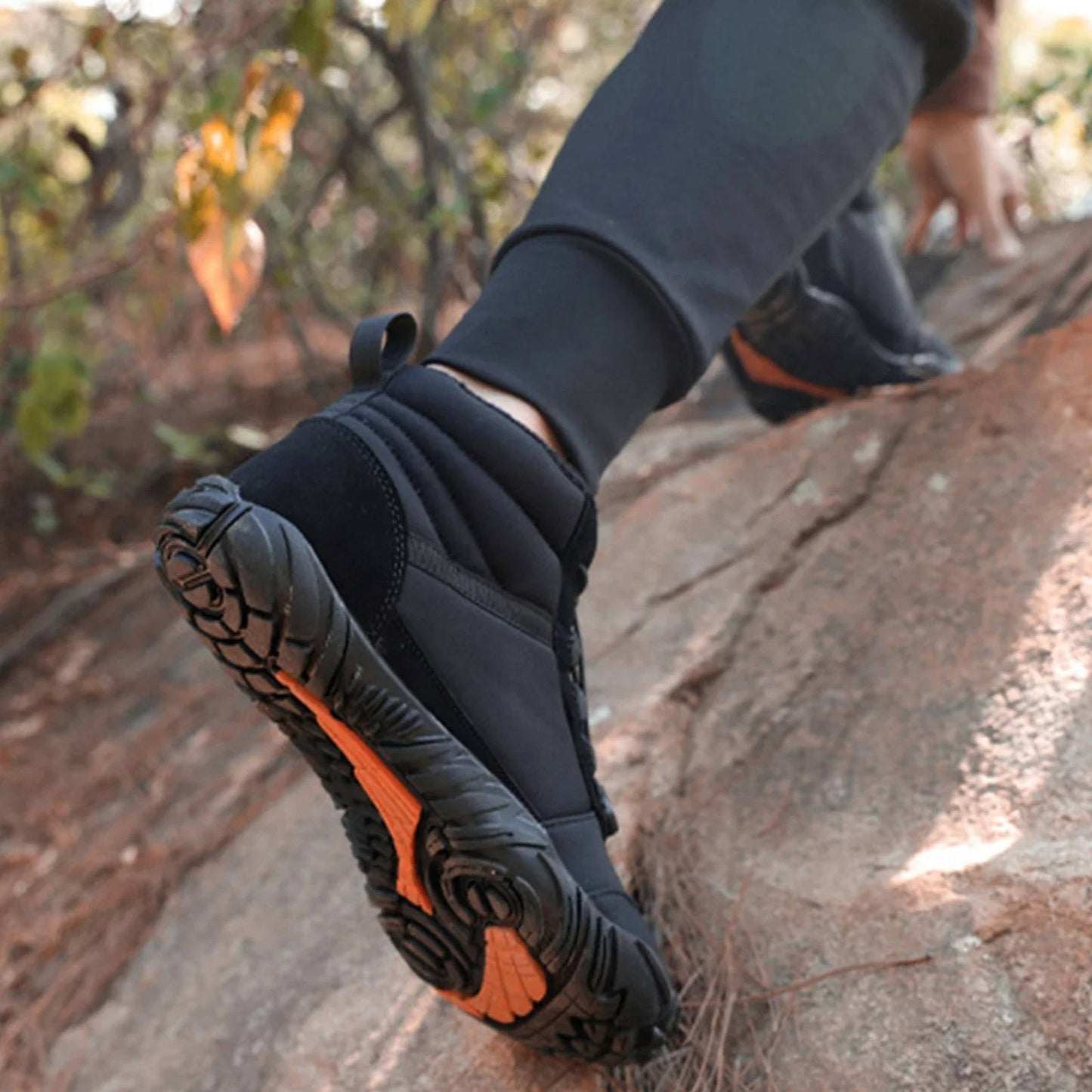 Cosy Fleece Winter Barefoot Shoes — Waterproof & Snowproof for All-Weather Comfort