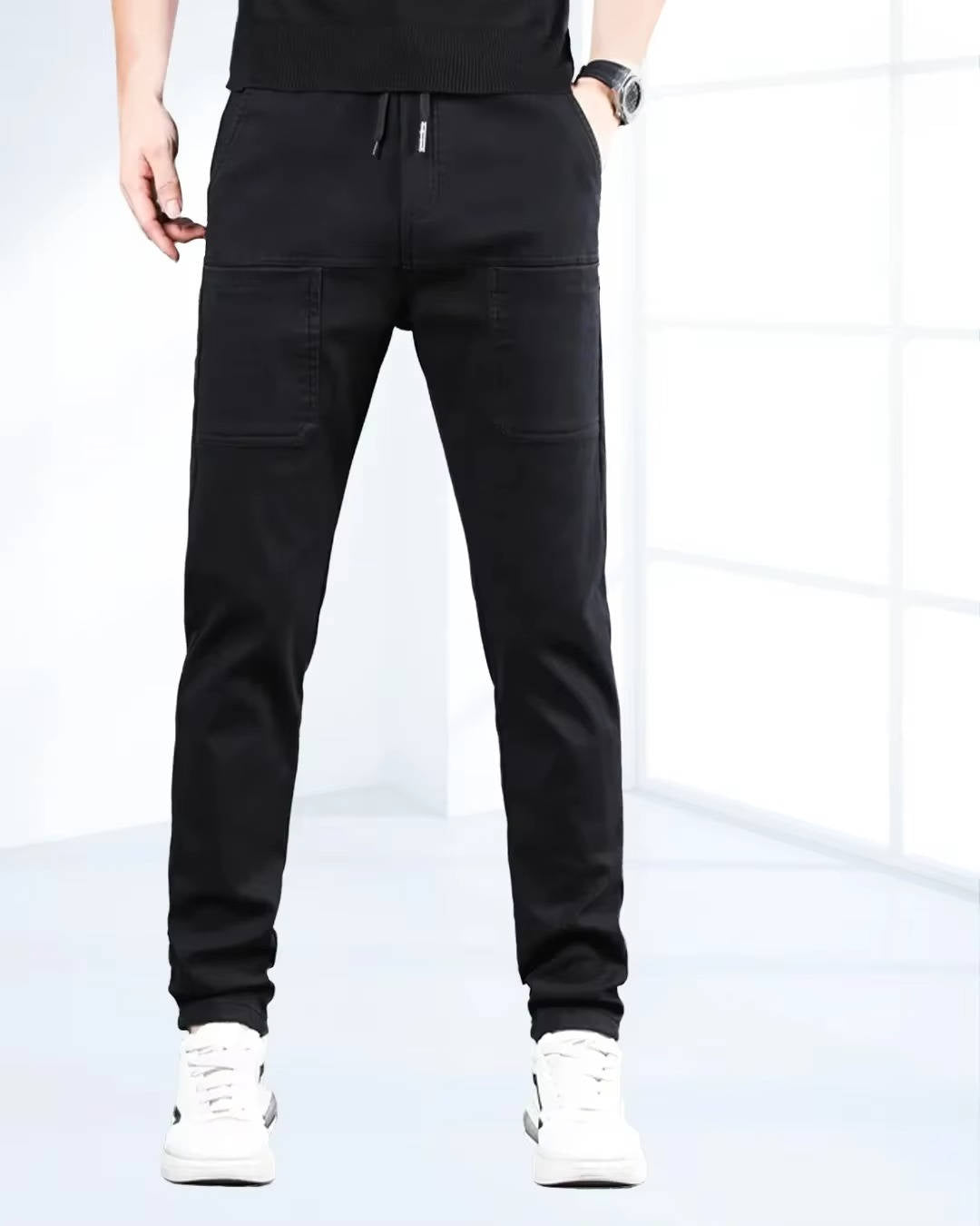 Men's Ultra-Stretch Cargo Pants with Handy Pockets