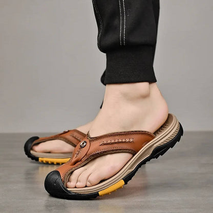Men's Water-Resistant and Ultra-Light Toe Flip-Flops