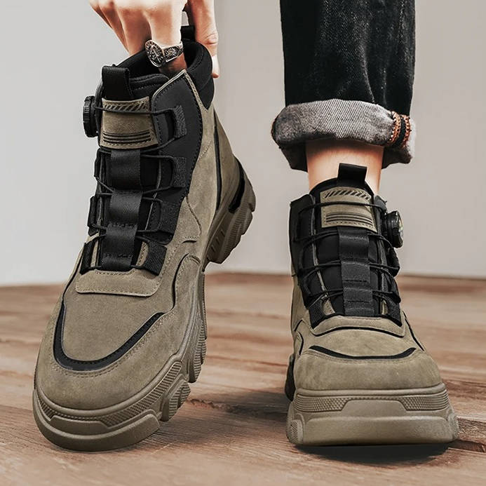 Men's Rugged Heavy-Duty Work Boots