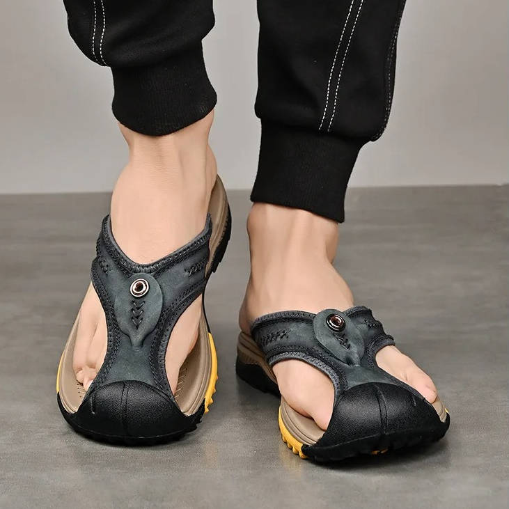 Men's Water-Resistant and Ultra-Light Toe Flip-Flops
