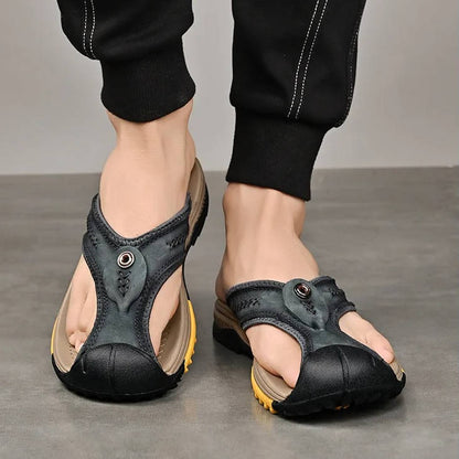 Men's Water-Resistant and Ultra-Light Toe Flip-Flops