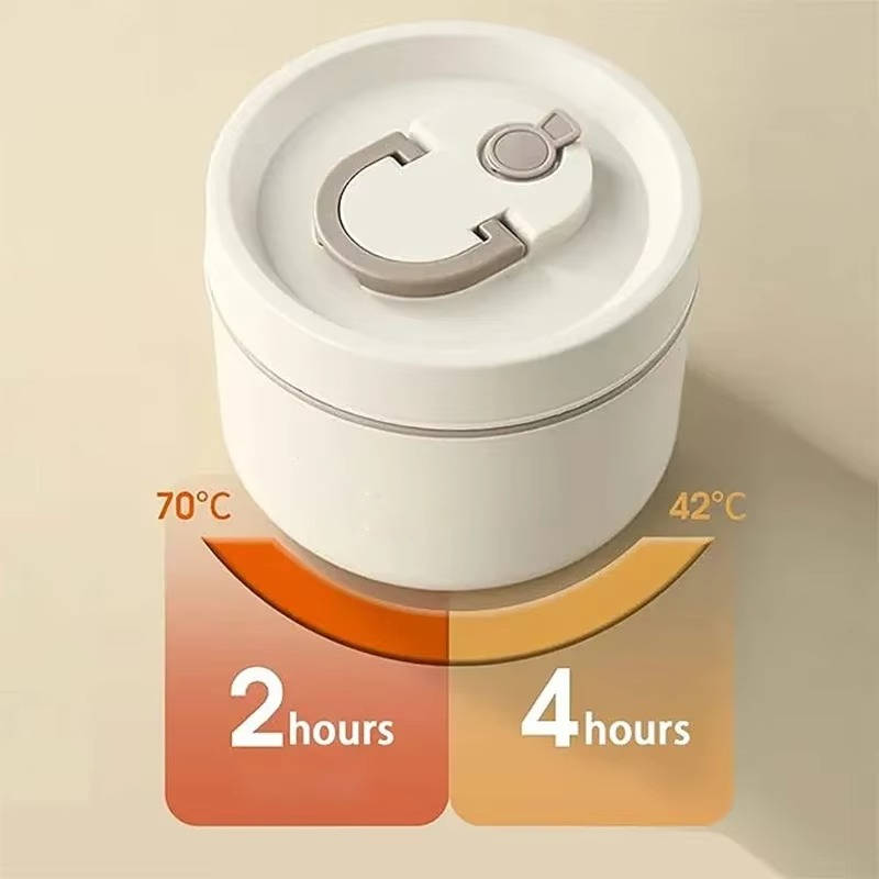 Stainless Steel Insulated Lunch Box - Complete Set with Food Containers