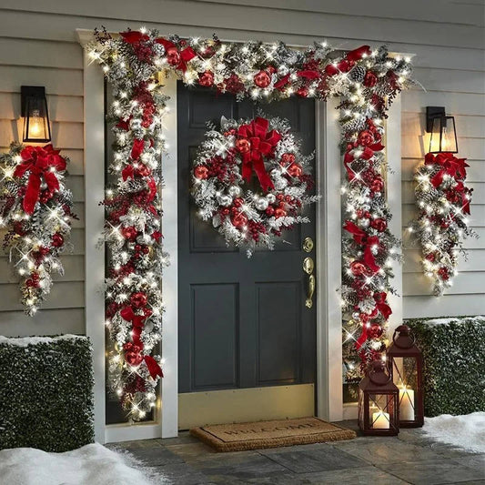 All-in-One Christmas Door Decoration Set