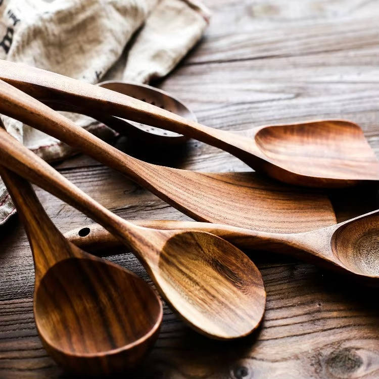 6-Piece Wooden Kitchen Utensil Set