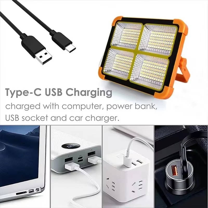 Solar-Powered Portable Camping Lamp — Bright, Compact Outdoor Light
