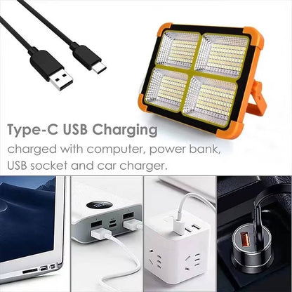 Solar-Powered Portable Camping Lamp — Bright, Compact Outdoor Light
