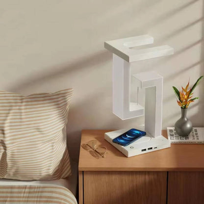 Levitation Lamp with Built-In Wireless Charger