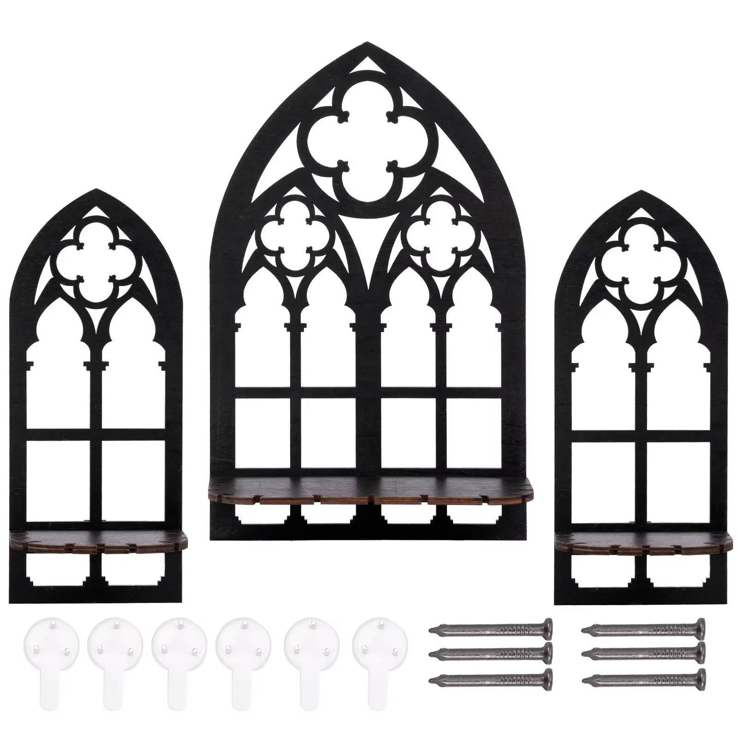 Three-Piece Gothic Wall Decor Set