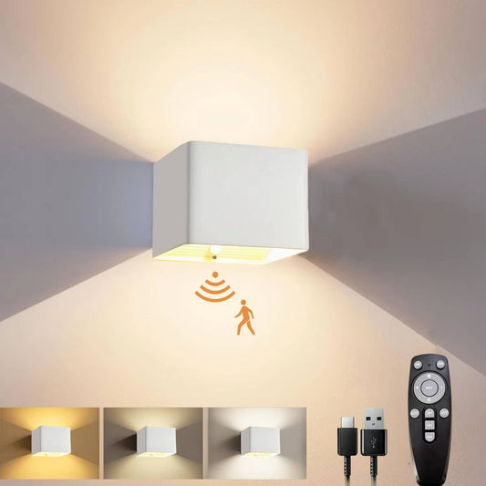 Motion-Sensing Indoor Wall Light with Remote Control
