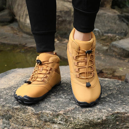 Cosy Fleece Winter Barefoot Shoes — Waterproof & Snowproof for All-Weather Comfort