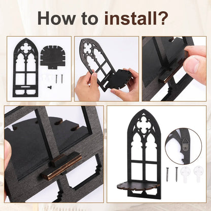 Three-Piece Gothic Wall Decor Set