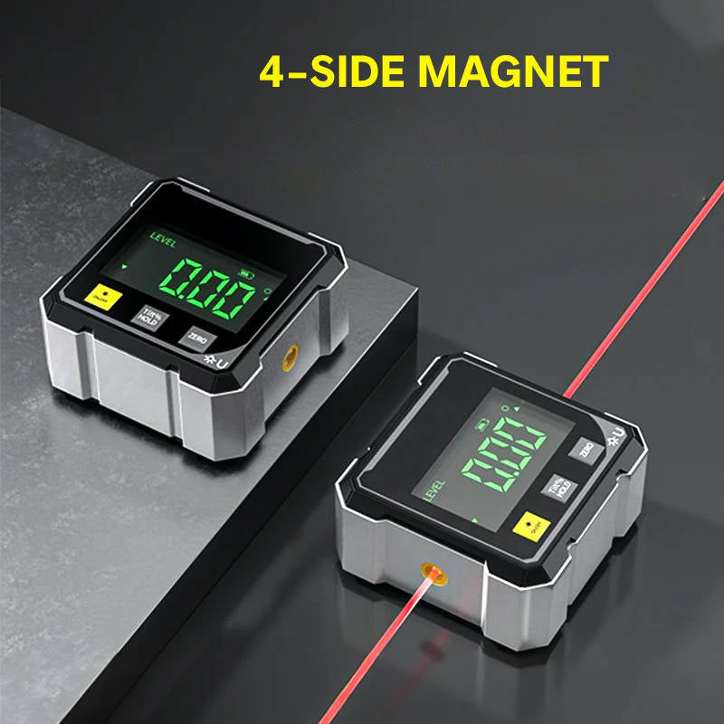 Laser-Enabled Digital Angle Gauge for Precise Measurements