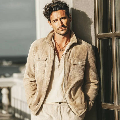Timeless Men's Corduroy Jacket - Classic, Versatile Style for Everyday Wear