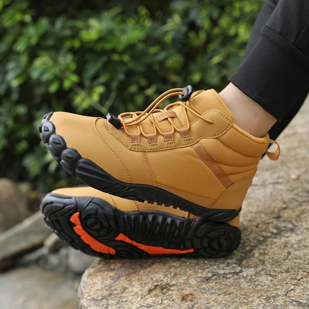 Cosy Fleece Winter Barefoot Shoes — Waterproof & Snowproof for All-Weather Comfort