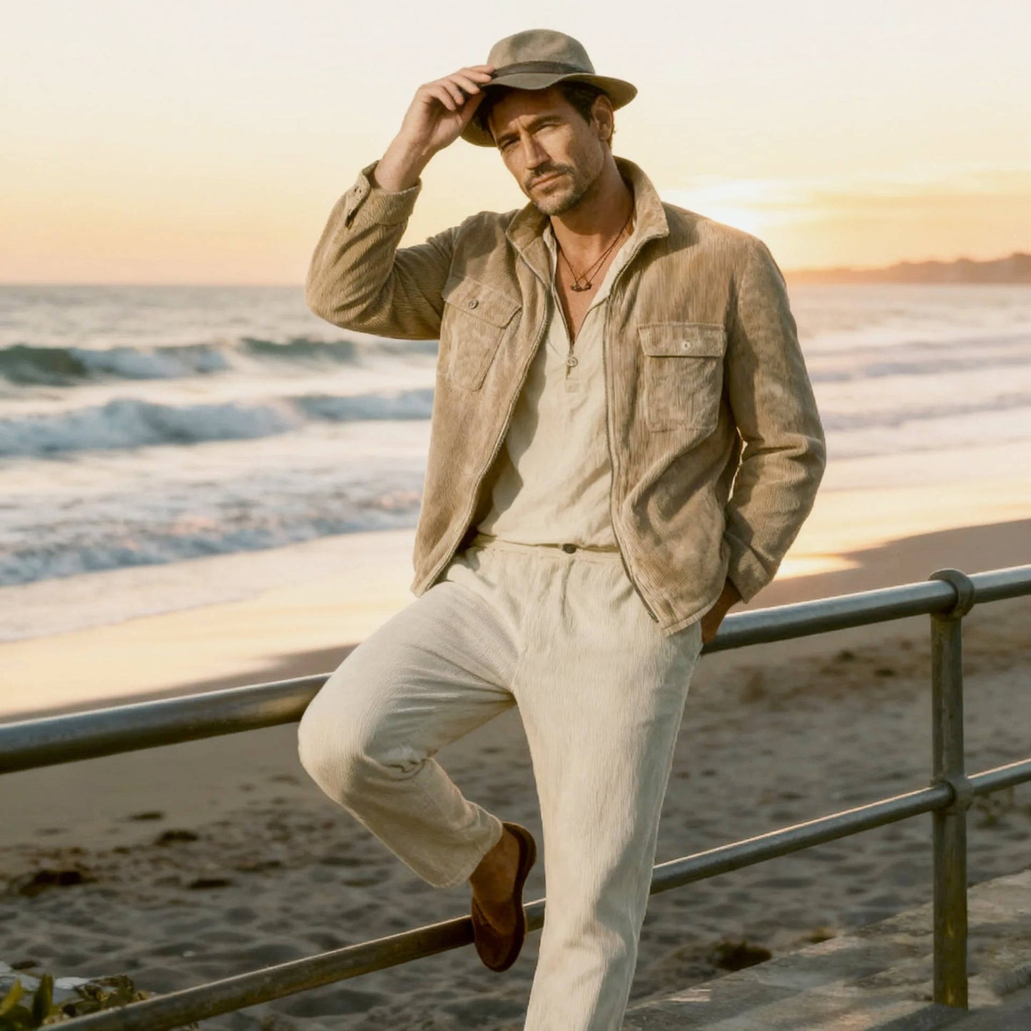 Timeless Men's Corduroy Jacket - Classic, Versatile Style for Everyday Wear