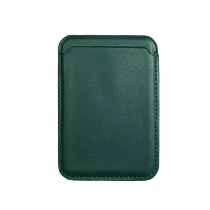 For Magsafe Magnetic Luxury Leather Card Holder Wallet Case for 14 Pro Max 13 12 Phone Bag Adsorption Accessories Cover
