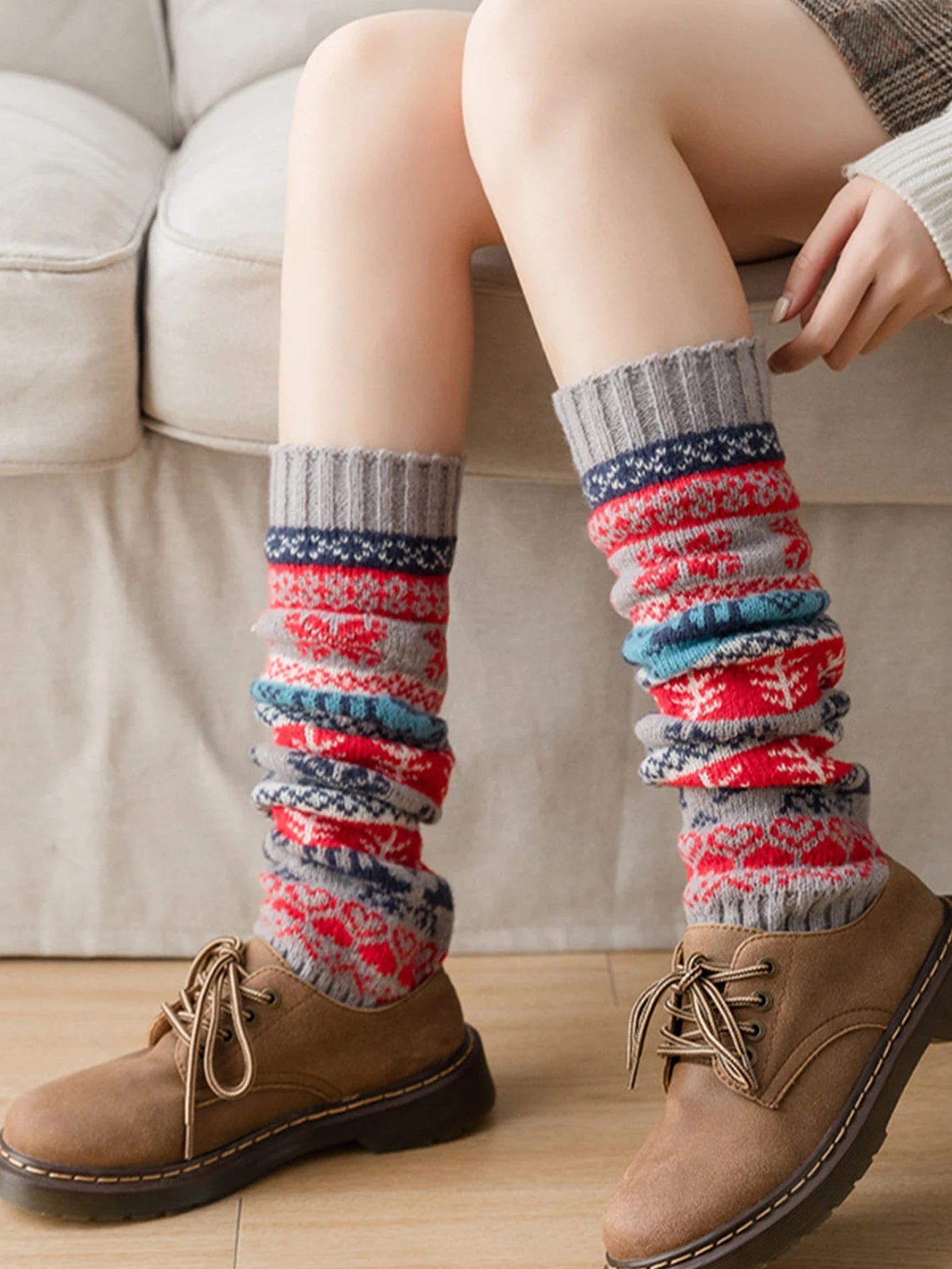 Cozy Knit Leg Warmer - Soft & Snug for Fall & Winter