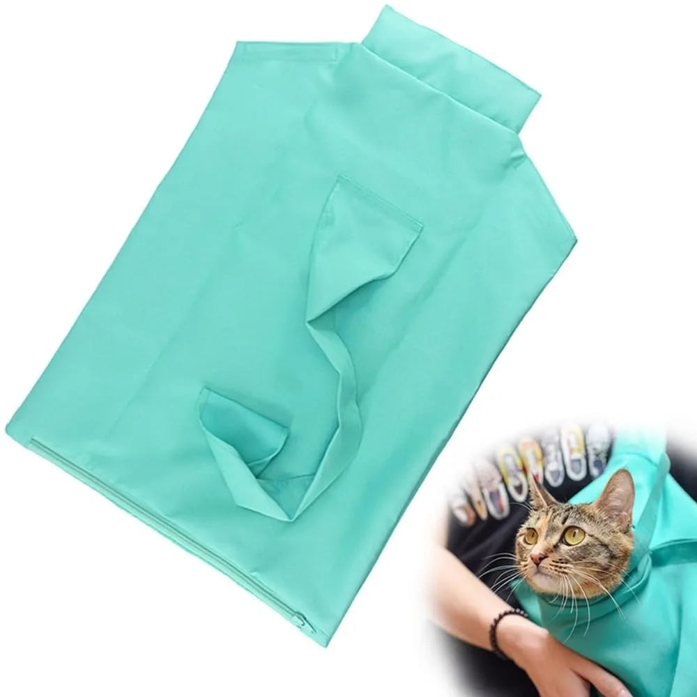 Scratch-Guard Travel Cat Carrier Pouch for Safe, Comfortable Journeys