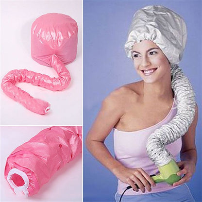 Portable Hair Bonnet Dryer Cap - Lightweight, Hands-Free Hair Drying