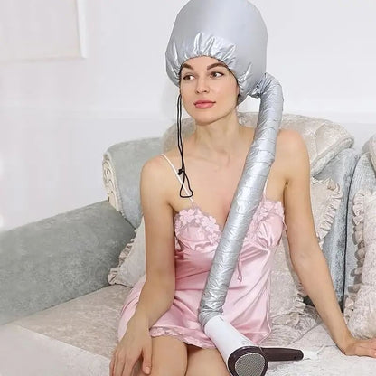 Portable Hair Bonnet Dryer Cap - Lightweight, Hands-Free Hair Drying