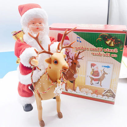 Animated Climbing Santa Holiday Display Toy