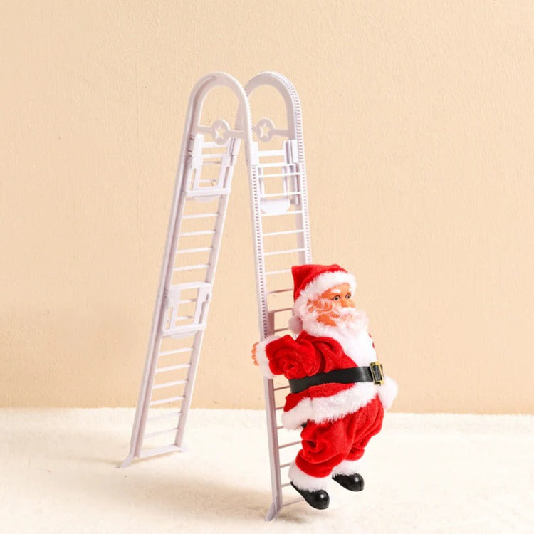 Animated Climbing Santa Holiday Display Toy