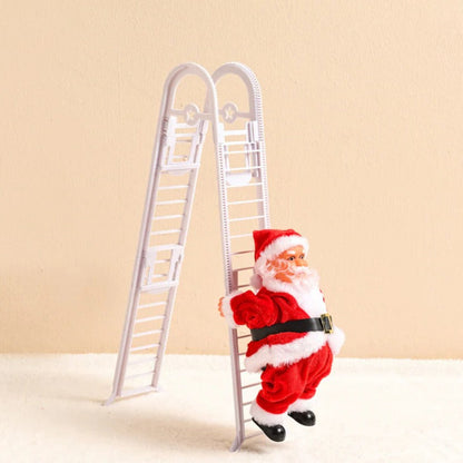Animated Climbing Santa Holiday Display Toy