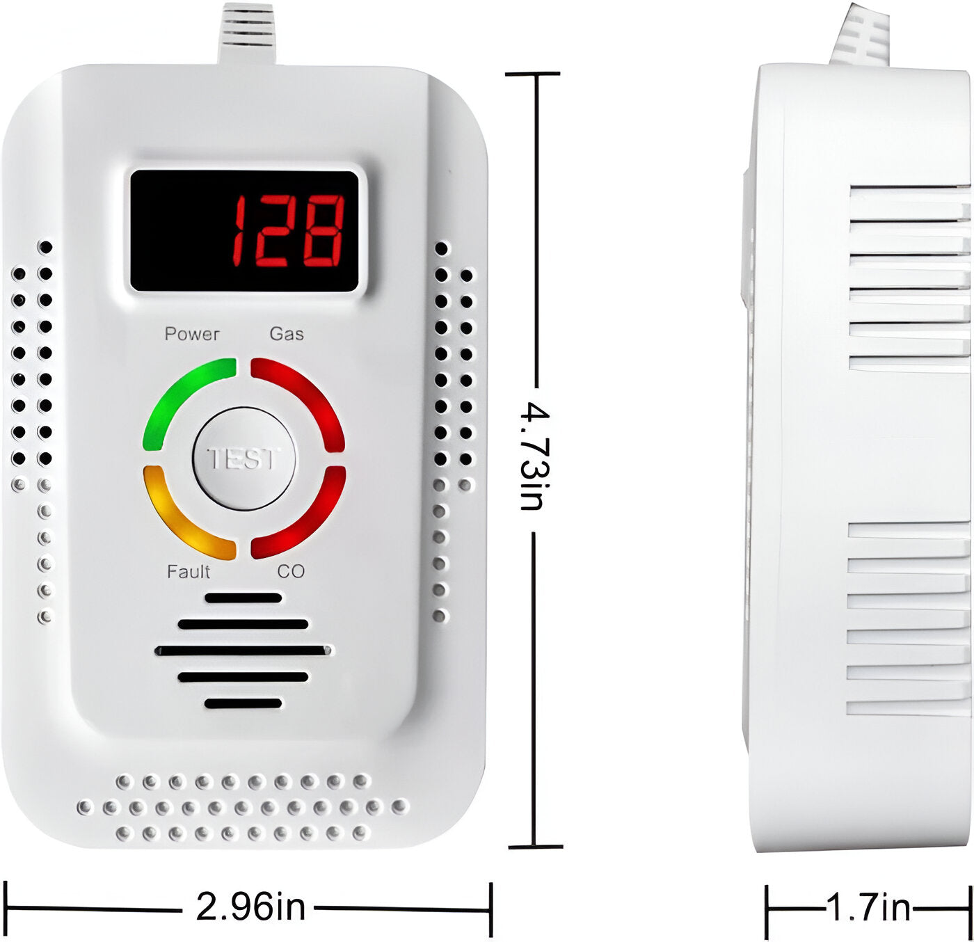 Plug-In Home Gas & Carbon Monoxide Detector