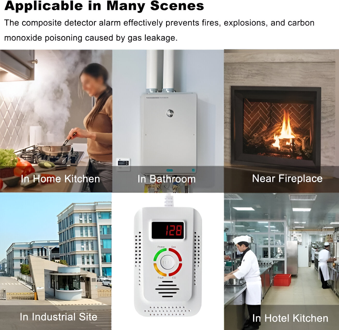 Plug-In Home Gas & Carbon Monoxide Detector