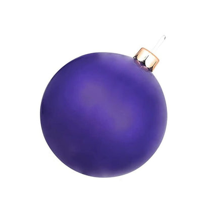 Inflatable Holiday Ball Ornament - Bright, Festive Yard Decor