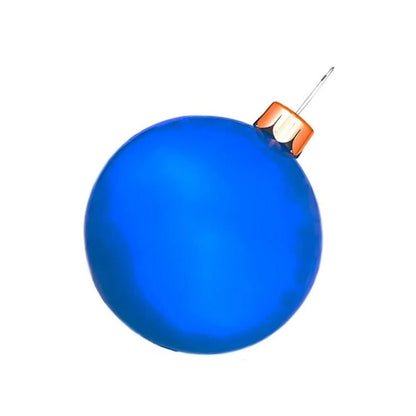 Inflatable Holiday Ball Ornament - Bright, Festive Yard Decor