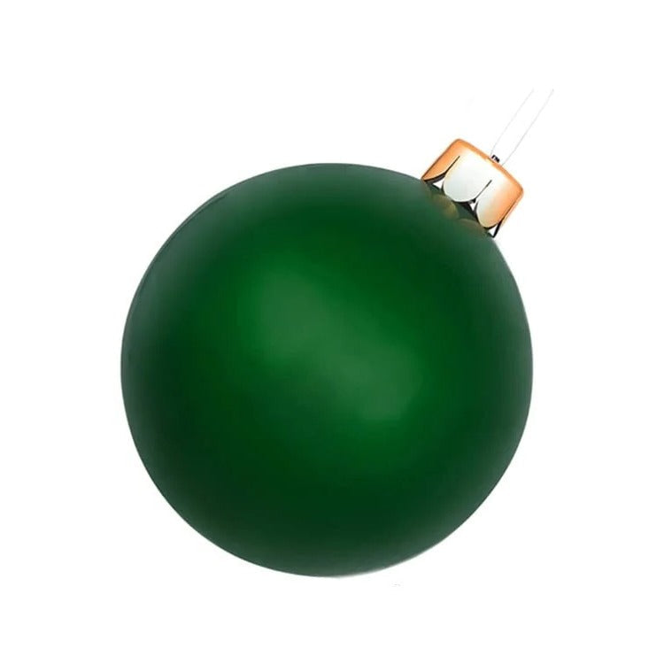 Inflatable Holiday Ball Ornament - Bright, Festive Yard Decor