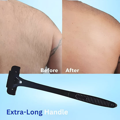 Men's Extended-Reach Back Shaver for Easy, All-Over Grooming